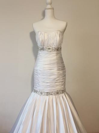 Spoločenské biele šaty morská panna zn.jasmine, 36 / 38 / 40