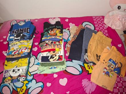 Mega veľký balík letného oblečenia, 122–134