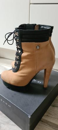 Kotníkové kožené čižmy zn wojas, wojas,37