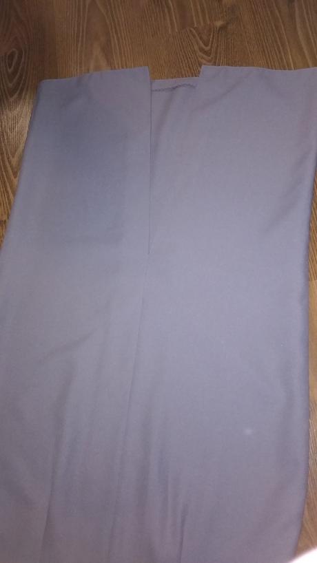 Kostýmové sivé dlhé šaty, xxl