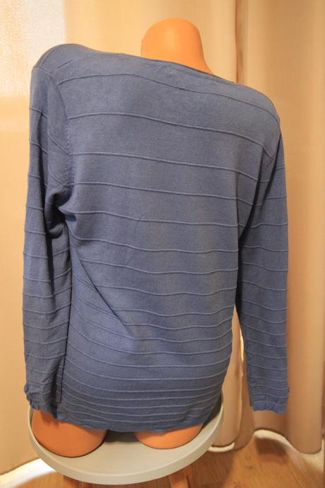 Modrý sveter z viskózy, l, l