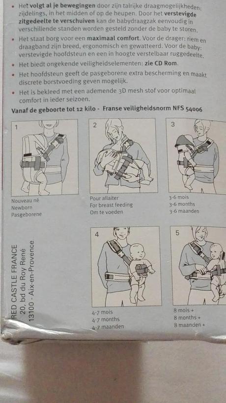 Nosic pre babatko, red castle