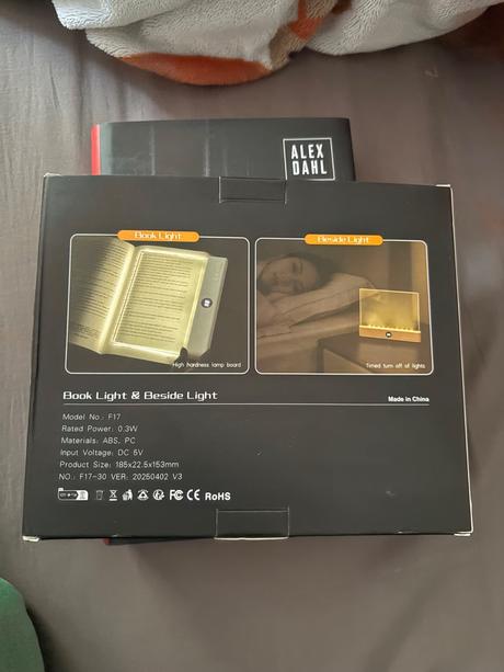 Led svetlo záložka do knihy, 