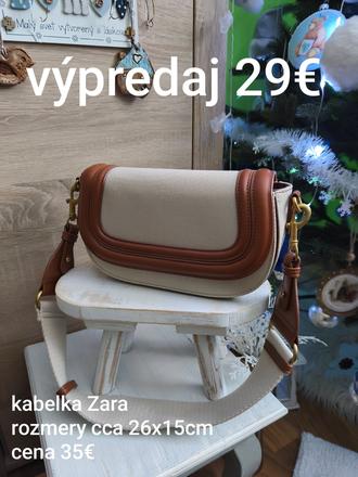 Dámska štýlová nadčasová kabelka zara, zara