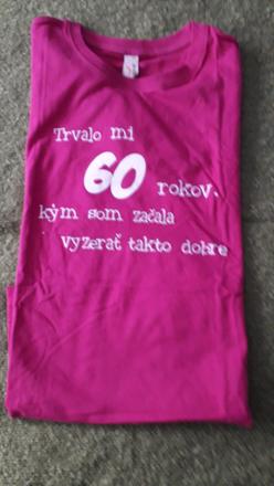 Tričko narodeninové,  zn. alex fox- veľ. s, s