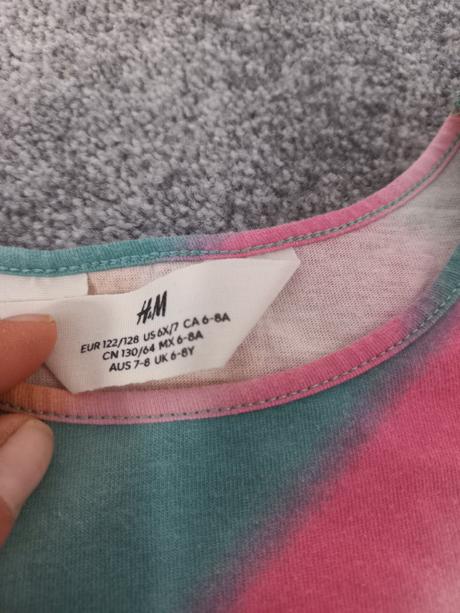 Saty farebne, h&m, 122/128, h&m,128