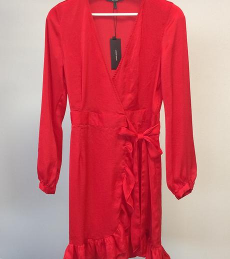 Župan červený dámsky vero moda veľkosť s,, vero moda,s