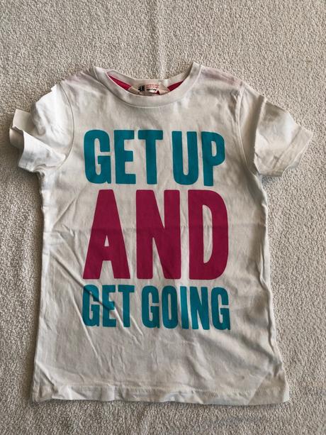 Tričko s nápisom, h&m,104