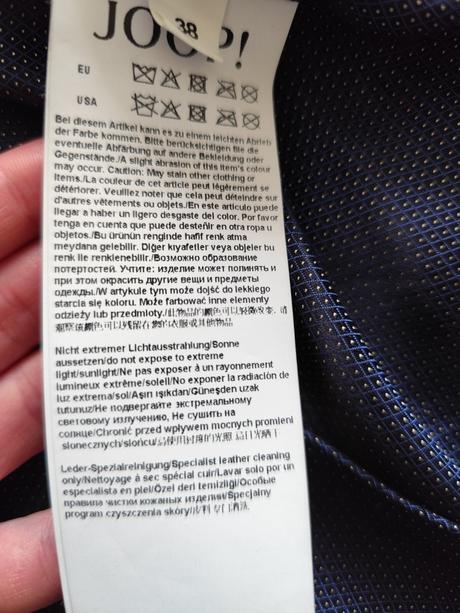 Dámska bunda joop kožená, m