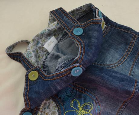 Riflová suknička, next,98