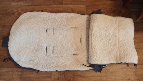 Zimný fusak s ovčou vlnou, emitex