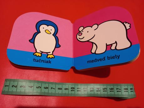 Kniha zvieratká pre deti 1 - 3 roky, 