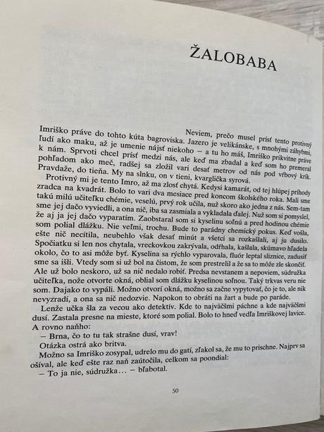 Krásna stará retro kniha žalobaba rudo moric,