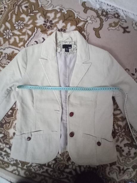 Menčestrové sako - veľkosť 40, h&m,40