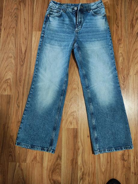 Dievčenské rifle hm, veľ. 146 baggy, h&m,146