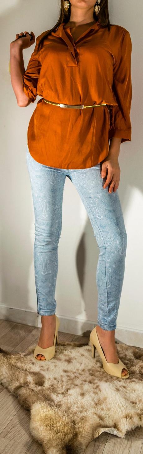 Košieľka s opaskom, m