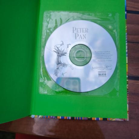 Peter pan s cdčkom nová kniha,