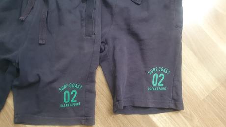 Teplákové kratase - 2ks 134/140, pepperts,134