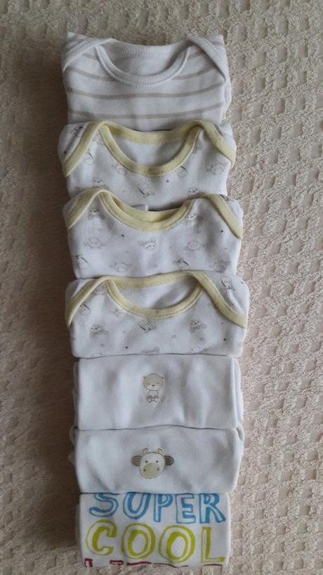 Detské body 6-9 mes.(7ks), f&f,74