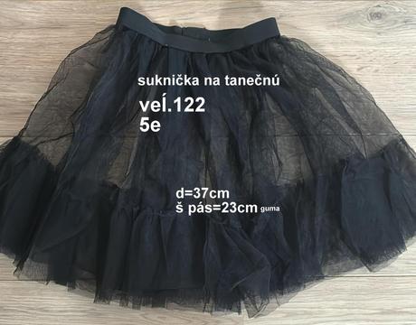 Dievčenská tanečná suknička veĺ.122, 122
