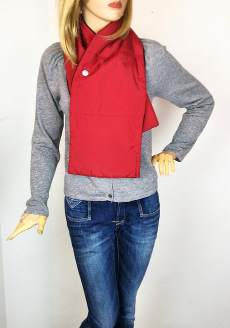 Praktický obojstranný šál,