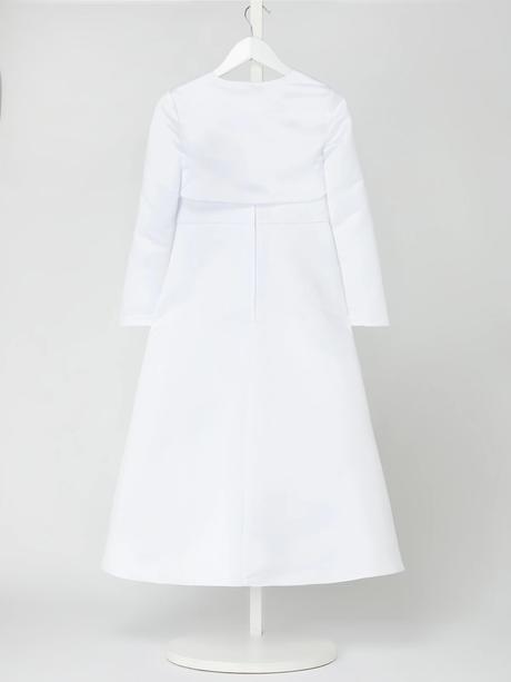 Luxusne slavnostne saty s bolerkom zn. kommunion, 152