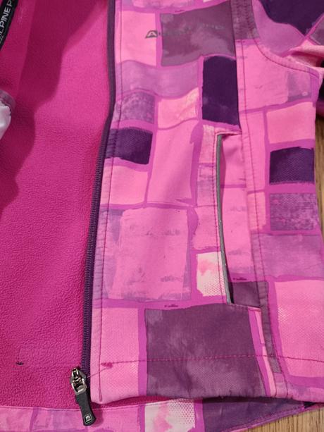 Softshell bunda 104/110, alpine pro,104