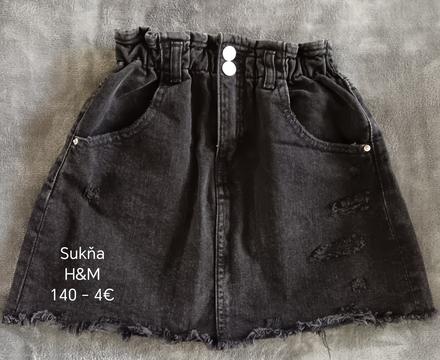 Sukňa, h&m,140