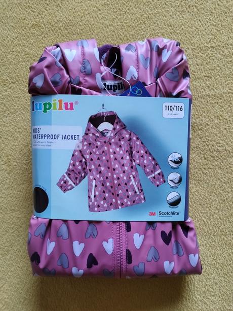Vetrovka do dažďa, lupilu,110 / 116