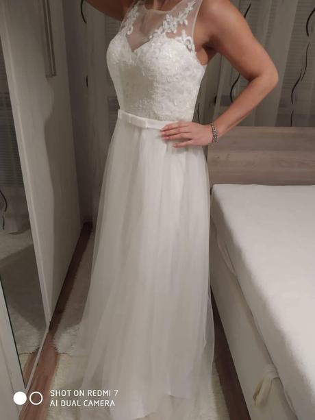 Svadobné šaty, 38 / m