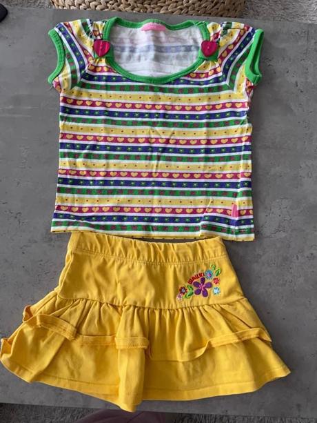 Letny set tričko a sukňa 98, 98