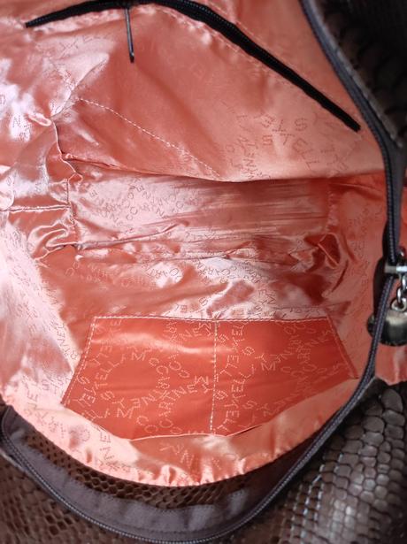 Hnedá kabelka 33x40 cm, 