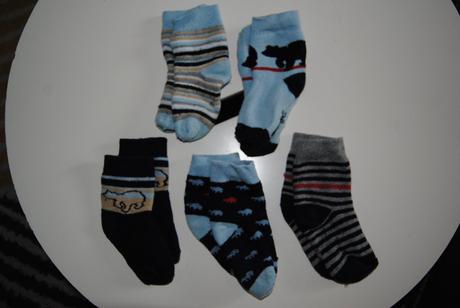 Hrubé ponožky 5ks 19/22, lupilu,20