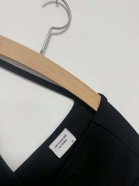 Elegantné čierne šaty mierne elastické, xl