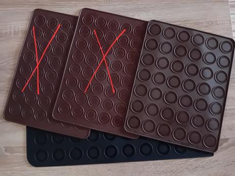 Silikónové podložky na makronky, 