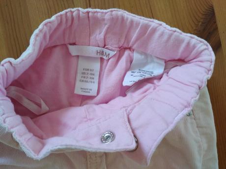 Zateplené nohavice, h&m,62