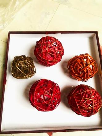 Vianočné naturálne gule,