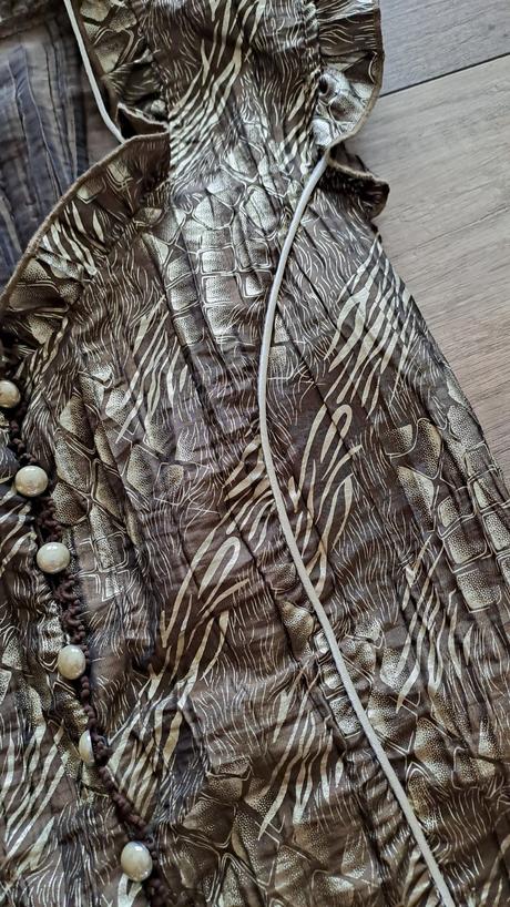 Bluzka zlato-hneda, 38