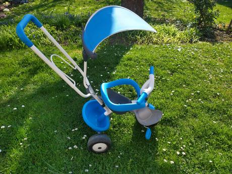 Smoby trojkolka baby balade modrá, smoby