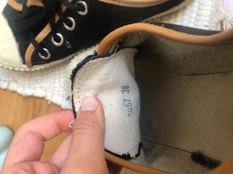 Čierne šnúrovacie topanky, 38