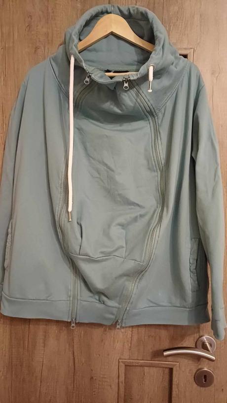 Materská mikinová bunda / bunda na nosenie detí, bonprix,40