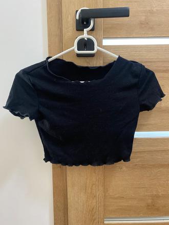 Čierny croptop, xs
