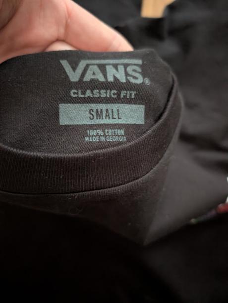 Nenosené tričko vans, s