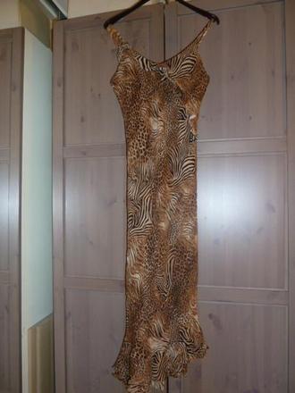 Leopardie letné šaty, c&a,40