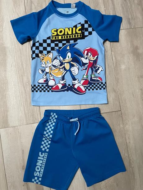 Športový dres sonic, h&m,128