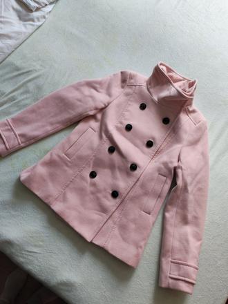 Flaušový kabát, h&m,40