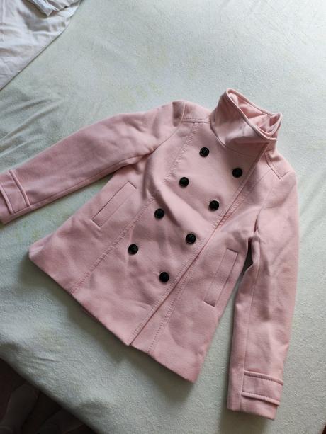 Flaušový kabát, h&m,40