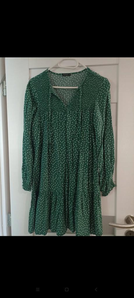 Oversize bodkované šaty medicine, xs