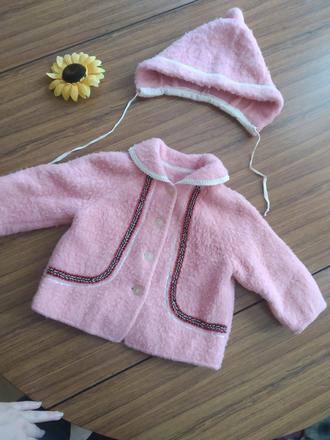 Retro komplet - bundička s čiapkou, 92