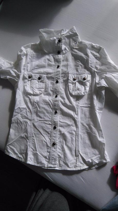 Blúzka hnedá aj biela, m